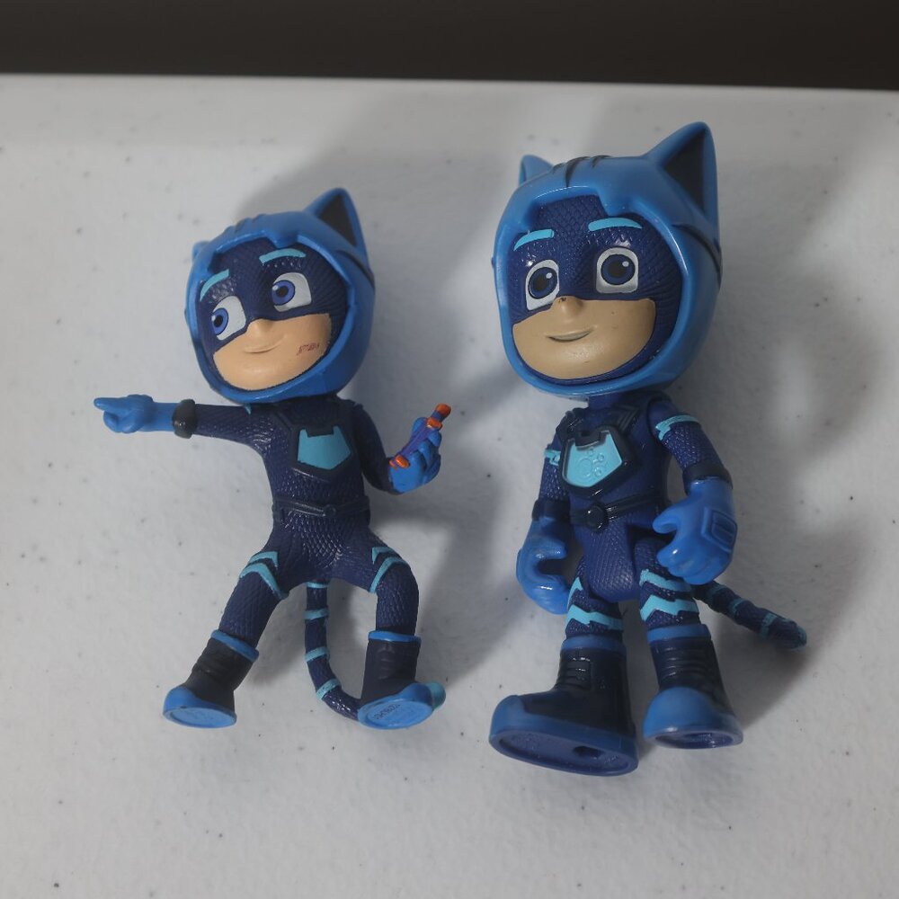 lot of 2 PJ Masks Catboy Disney Junior Show Figures